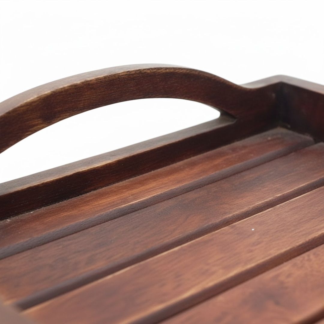 Mango Wood Serving Tray for Elegant Dining 023
